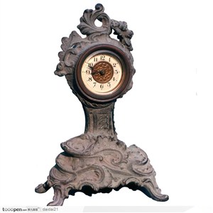 中华传统工艺-雕刻精美的时钟