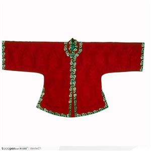 传统工艺-红色的布衣