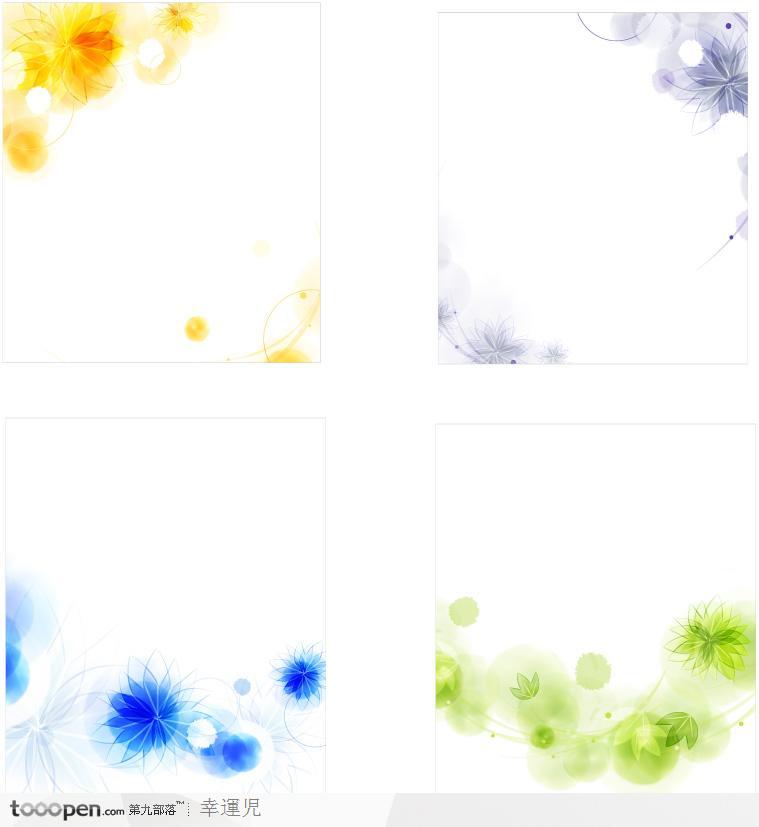 简易装饰图案矢量素材