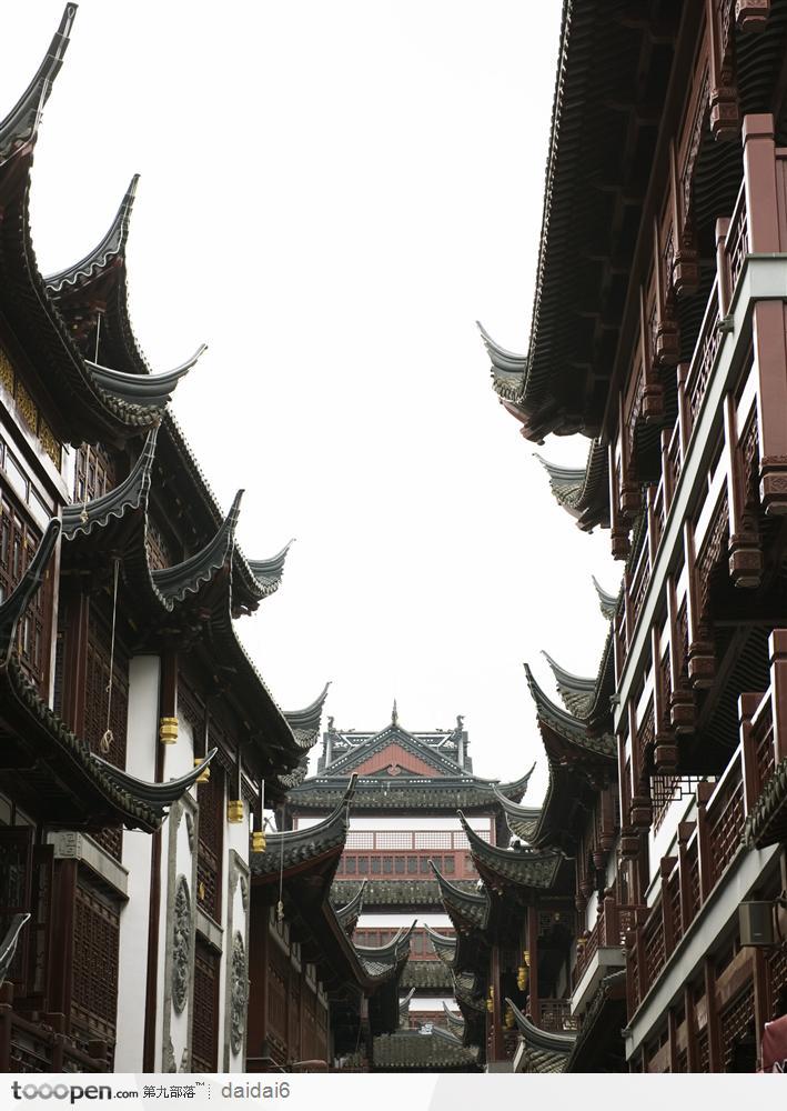 上海风情-古老的房子街道