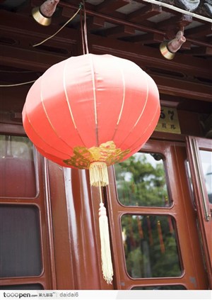 上海风情-红色的灯笼