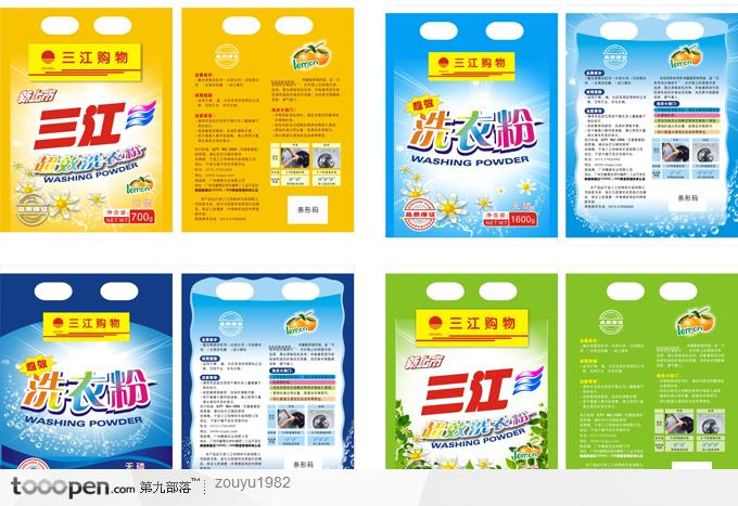 品牌包装设计-三江洗衣粉系列包装设计
