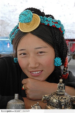 人文风情-微笑的西藏女孩