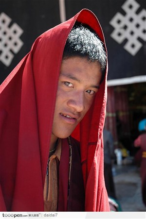 西藏人文风情-微笑的僧侣