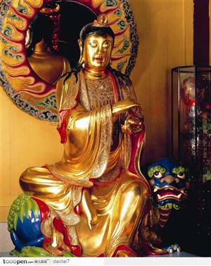 传统佛像-拿着金坛的观音