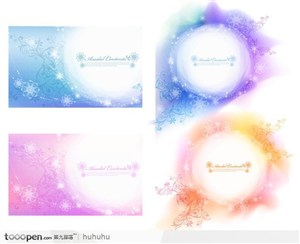 精美的花纹背景