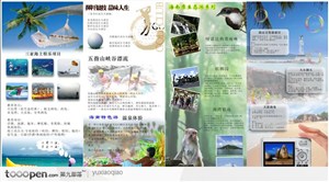 折页设计-海南旅游宣传折页