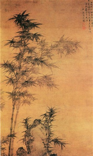 花鸟篇-挺直的竹
