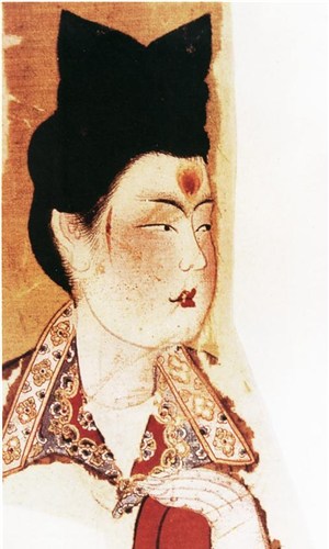 古代人物-唐朝女性贵族上身画
