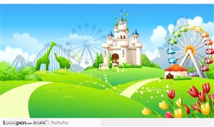 郊外的儿童游乐园