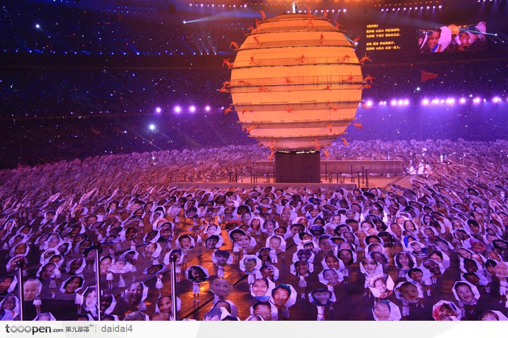 奥运会开幕式-万人人像表演 JPG