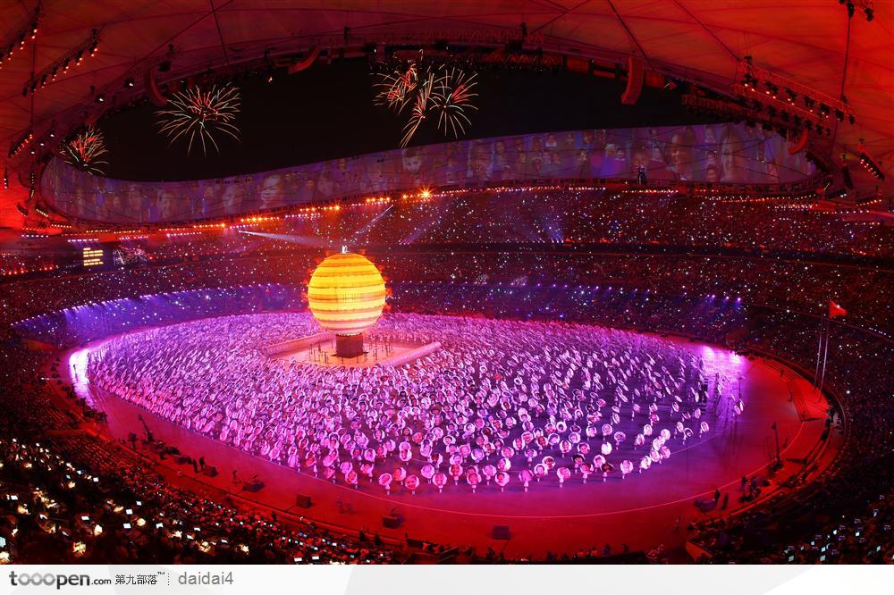 奥运会开幕式-万人人像表演