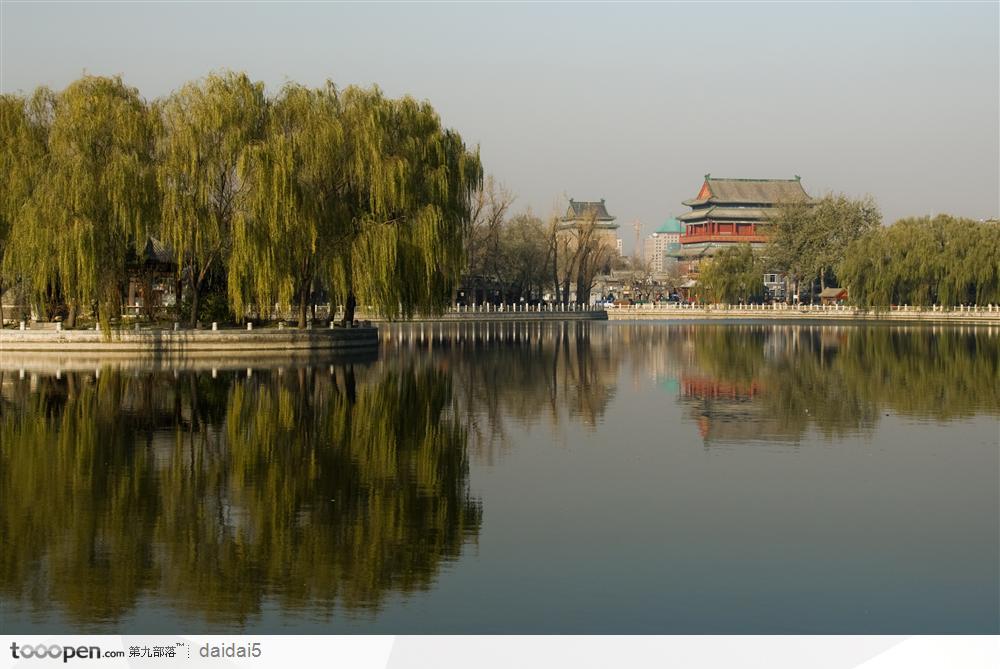 北京风景-漂亮的湖泊