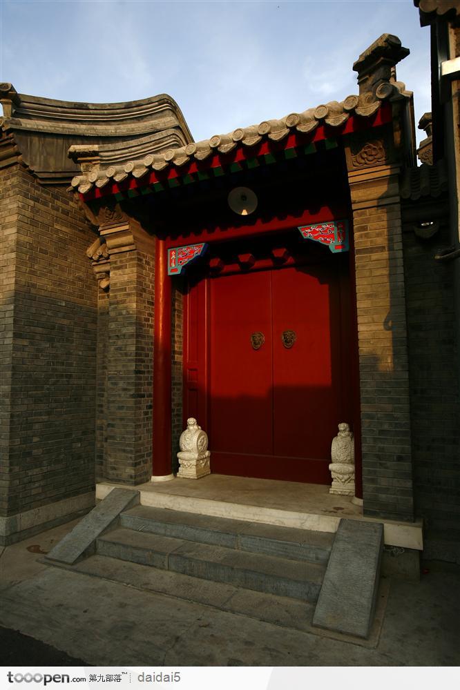 北京古老建筑-经典的庭院门