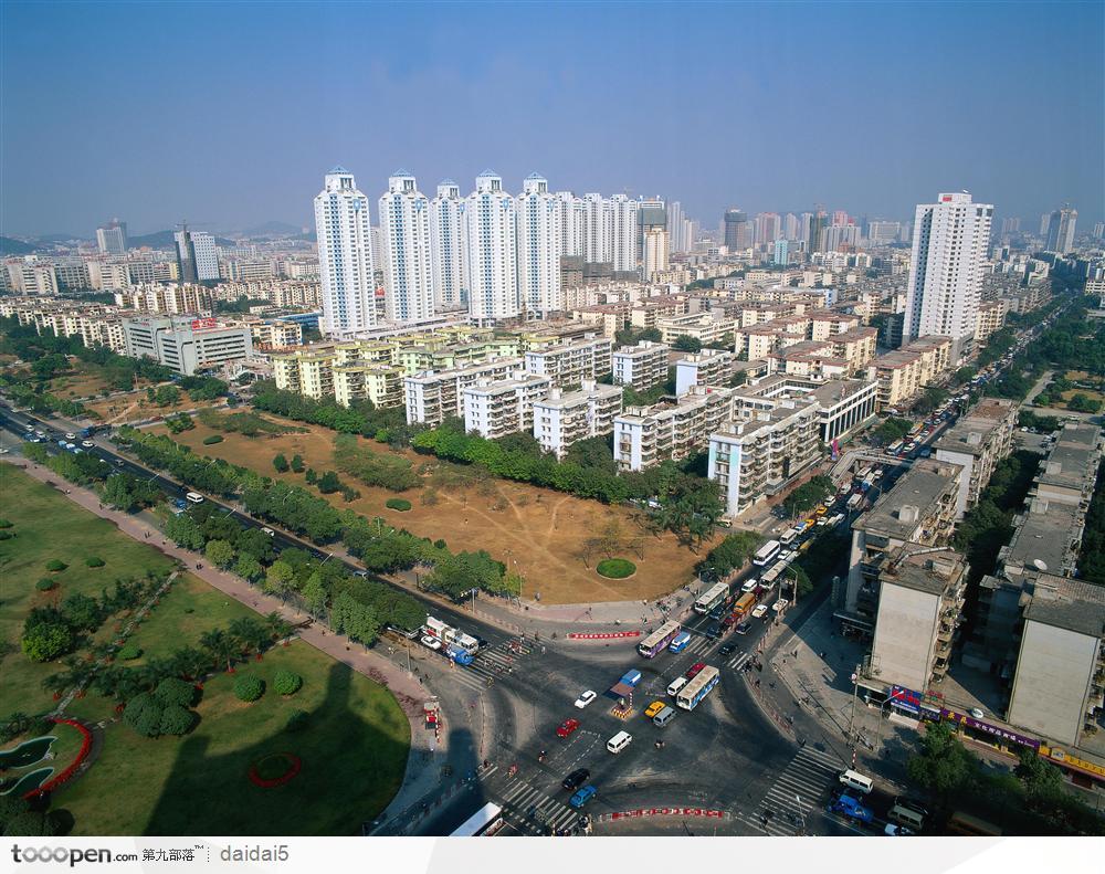 深圳城市风光-城市鸟瞰图