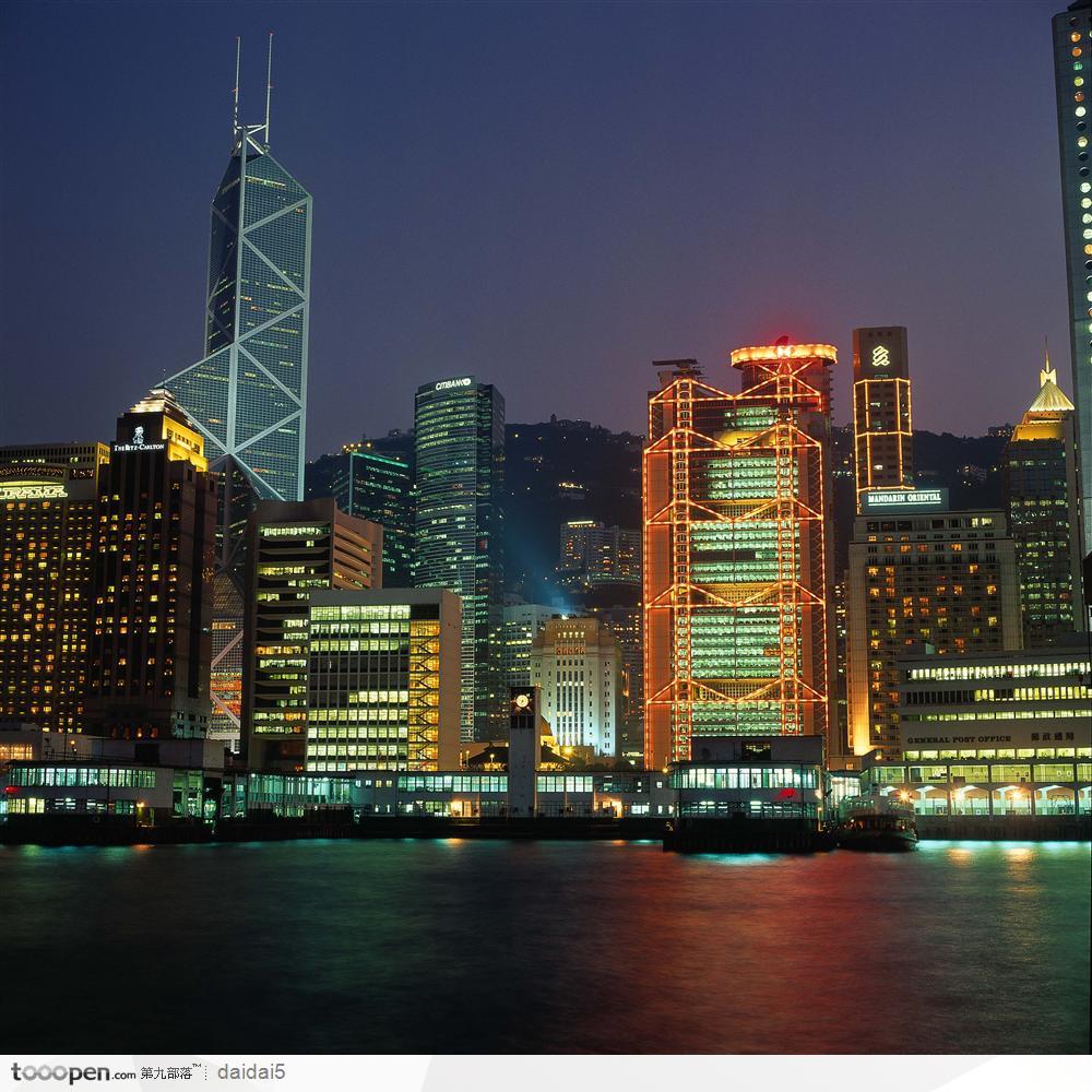 香港海旁夜景