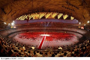 奥运会开幕式-俯视下的场馆