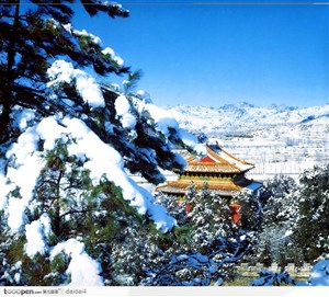明十三陵-景陵雪景