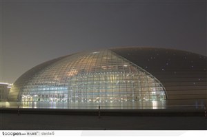 北京印象-国家大剧院夜景
