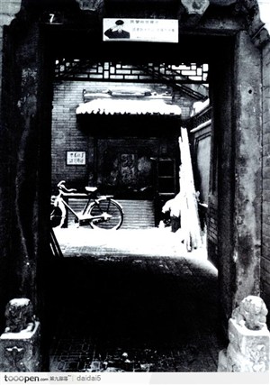 北京印象-古老的胡同门