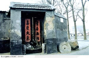 北京印象-历史悠久的胡同大门