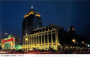 北京夜景-恒基中心