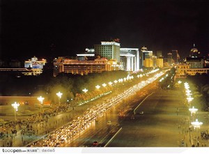 北京夜景-长安街