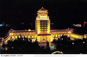 北京夜景-名族文化宫