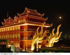 上海夜景-宫殿夜景