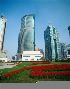上海城市风-高耸的大厦