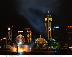 香港会展中心夜景