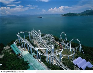香港海洋公园-过山车