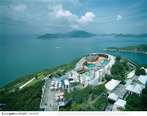 香港海洋公园-鸟瞰图