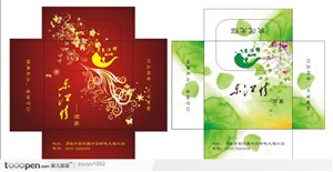 品牌包装设计-东江情酒家纸巾盒包装设计