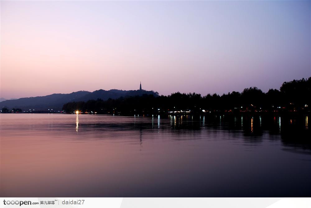 杭州西湖风景-西湖夜色