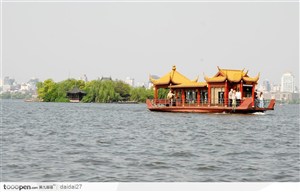杭州西湖风景-杭州西湖游船