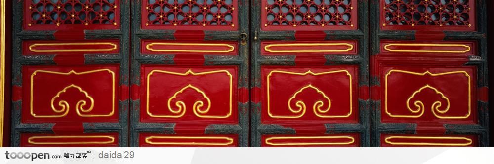紫禁城印象-红色的木门