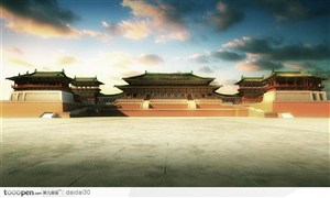 陕西西安大明宫含元殿图片