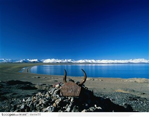 西藏圣湖-鸟瞰西藏纳木措湖