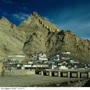 神秘西藏-鸟瞰西藏小镇