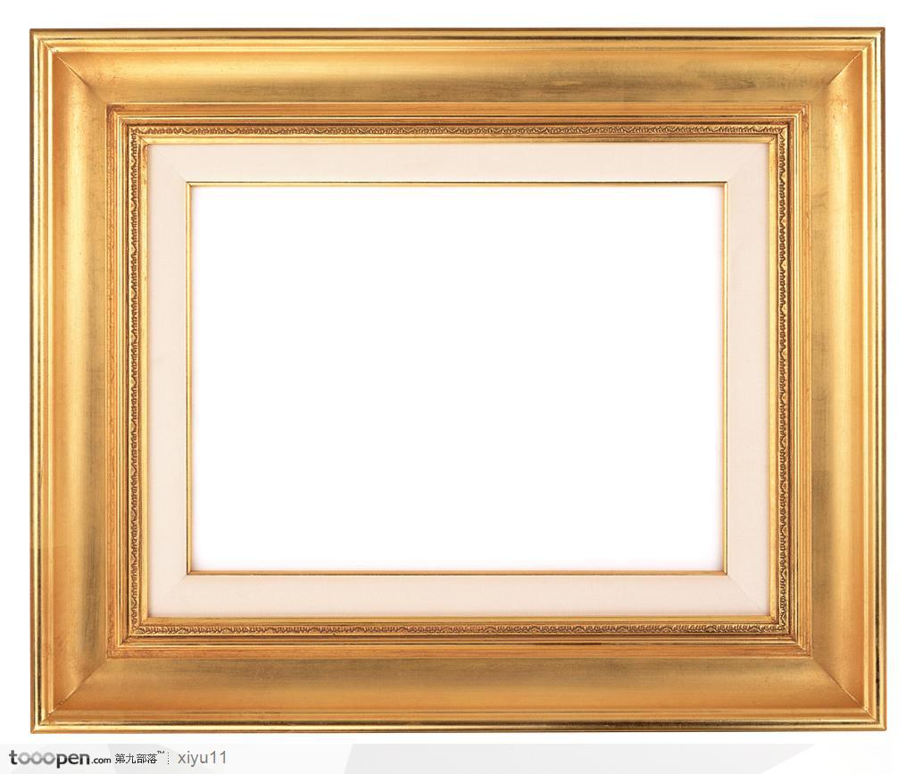 相框边框-简约简欧风格的金色金属边框