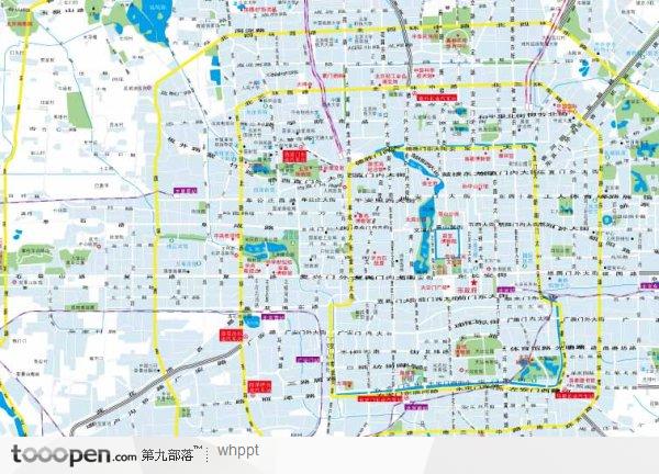 北京市城区地图