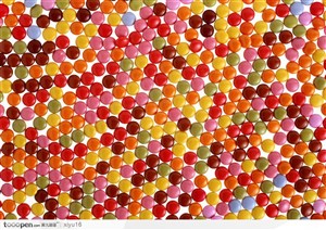 食物背景-彩色的糖果