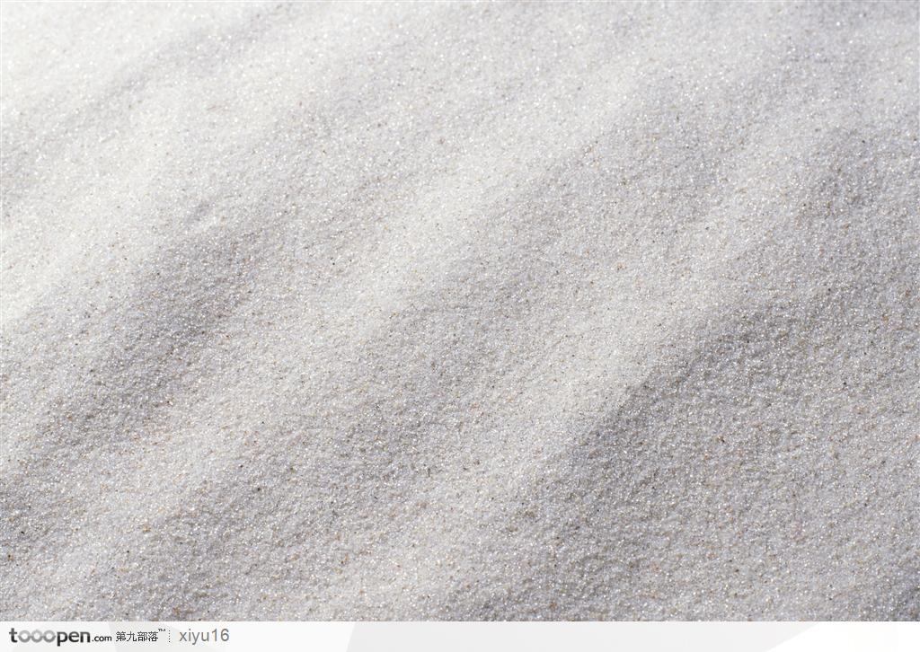 沙子背景-白色的小沙子