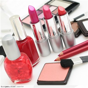 化妆品广告摄影--口红 化妆盒
