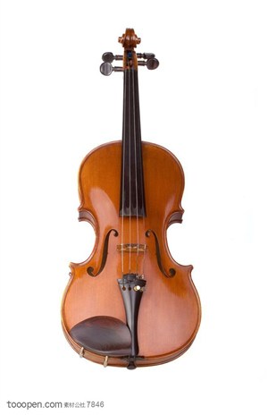 乐器小提琴-俯视小提琴
