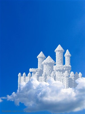 创意城堡云朵 云朵