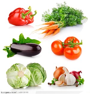 非常多的创意蔬菜高清图片户罗布 辣椒 番茄
