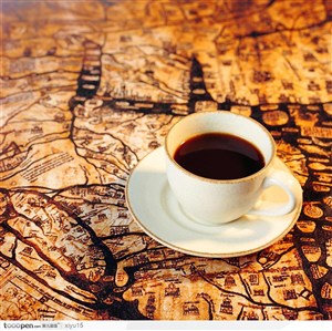 咖啡物语-地图上的咖啡