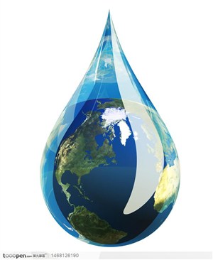 水滴地球环保题材图片01——高清图片